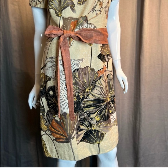 Floreat Anthropologie Snowy Egret Dress size 6 - Picture 6 of 15